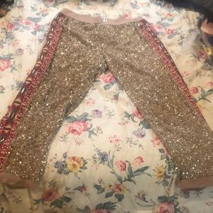 Sold!! BNWT Haute Hippie SzM embellished/embroidered pant